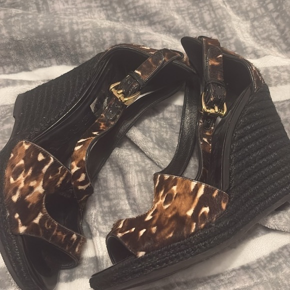 Burberry Wedges Size 36.5 - Picture 11 of 13